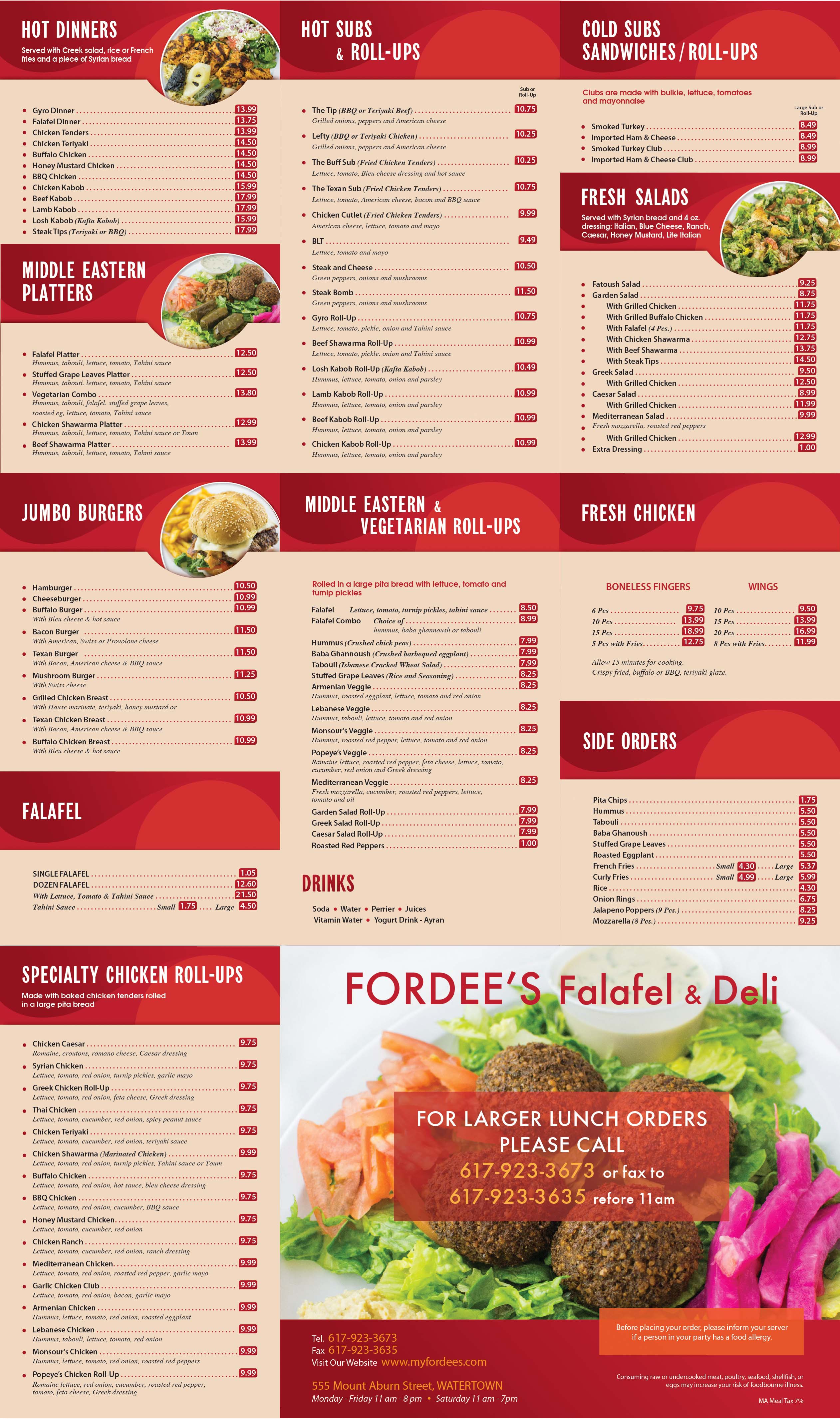 Fordees Falafel & Deli